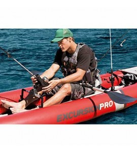 Kayaks Intex Excursion Pro Kayak, Professional Series Inflatable Fishing Kayak