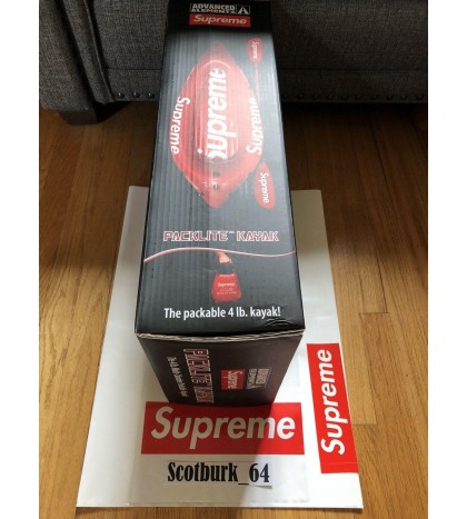 Supreme Advanced Elements Packlite Kayak Red SS18 Brand New NIB W/ Email