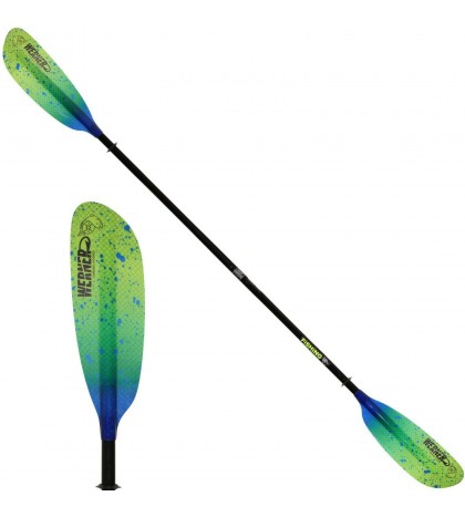 Werner Camano Hooked Fiberglass Fishing Kayak Paddle