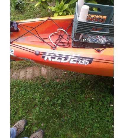 Homemade Sailing Kayak
