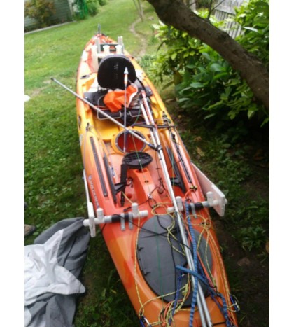 Homemade Sailing Kayak