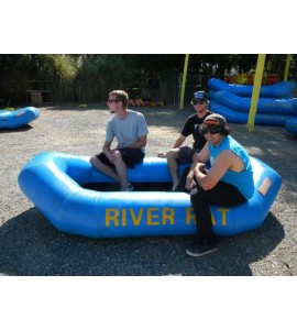 Inflatable 1.2mm PVC 4-Person MINI Floating White Water RIver Raft W/ Pump NEW