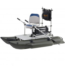 AQUOS 2021 Backpack 7.5 ft Pontoon Boat with Guard Bar and Folding Seat AQUOS 2021 Backpack 7.5 ft Pontoon Boat with Guard Bar and Folding Seat