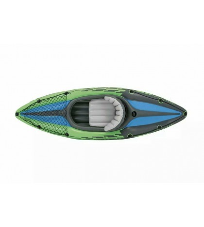 Intex Challenger K1 Inflatable Kayak Set w/ Aluminum Oars and Air Pump SHIP ASAP