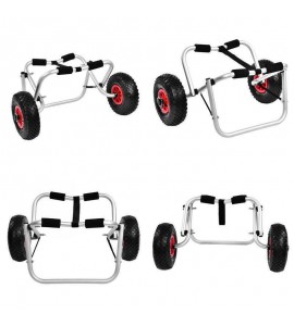 Kayak Trolley Lightweight Folding Boat Kayak Carrier Stably Support Canoe Trolle Kayak Trolley Lightweight Folding Boat Kayak Carrier Stably Support Canoe Trolle