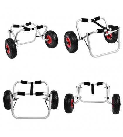 Kayak Trolley Lightweight Folding Boat Kayak Carrier Stably Support Canoe Trolle
