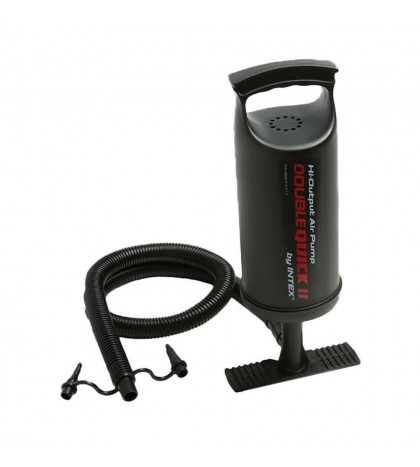 Intex 5 Person Inflatable Fishing Boat Set with 2 Oars, Air Pump with Mount Kit