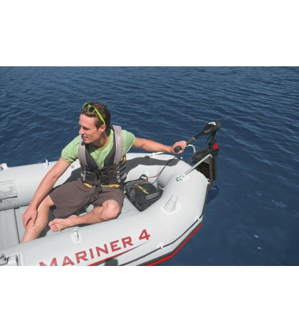 Intex 5 Person Inflatable Fishing Boat Set with 2 Oars, Air Pump with Mount Kit