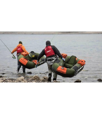Sea Eagle Packfish 7 Deluxe Pkg Portable Inflatable Fishing Boat Raft