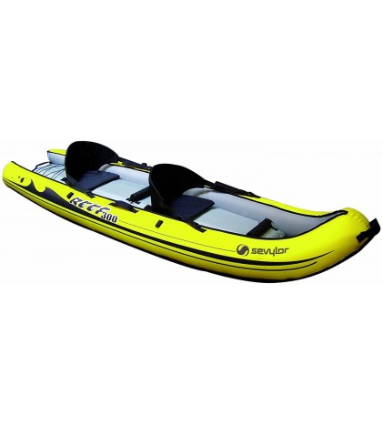SEVYLOR Sit On Top Reef (Tm) Bottle Inflatable Kayak 2 Double Lakes Fishing