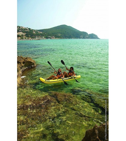 SEVYLOR Sit On Top Reef (Tm) Bottle Inflatable Kayak 2 Double Lakes Fishing