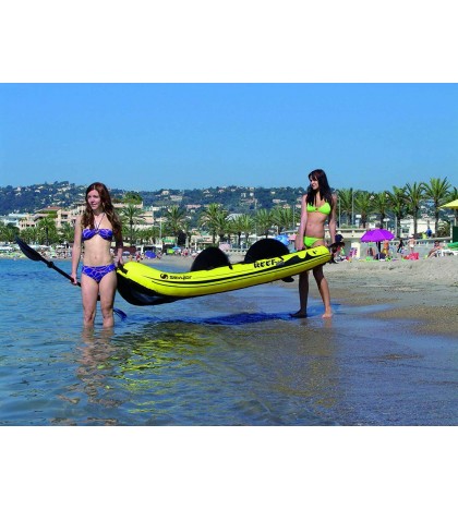 SEVYLOR Sit On Top Reef (Tm) Bottle Inflatable Kayak 2 Double Lakes Fishing