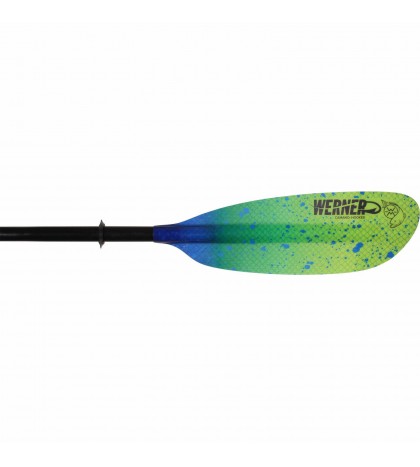 Werner Camano Hooked Adjustable Fiberglass Kayak Fishing Paddle