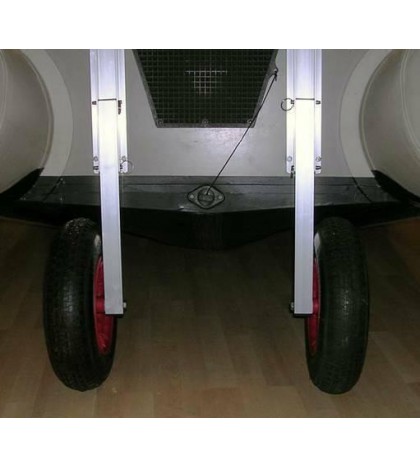 Launching Transom Wheels  for inflatable boats , aluminum boats , small boats