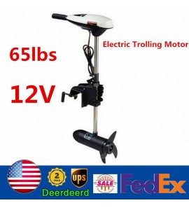 65LBS Electric Trolling Motor Boat Kayak Outboard Motor Heavy Duty 660W 12V
