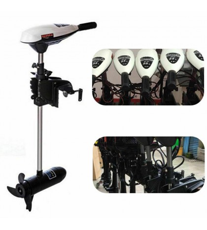 65LBS Electric Trolling Motor Boat Kayak Outboard Motor Heavy Duty 660W 12V