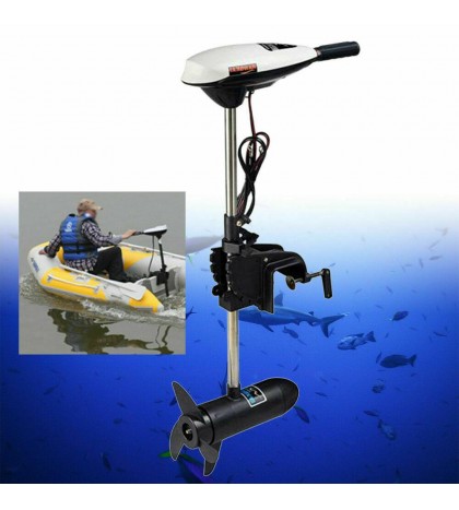 65LBS Electric Trolling Motor Boat Kayak Outboard Motor Heavy Duty 660W 12V