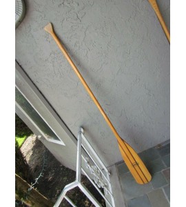 Wooden Boat Canoe Oar Paddles Large Twin Strike Feather Brand