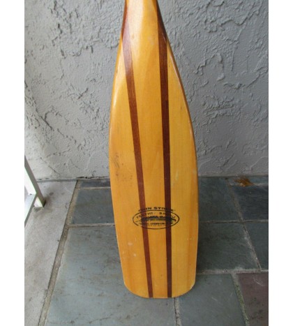 Wooden Boat Canoe Oar Paddles Large Twin Strike Feather Brand