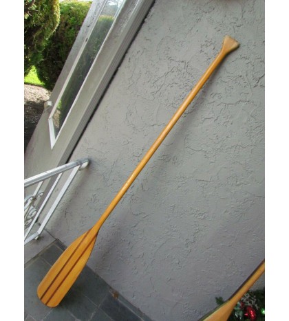 Wooden Boat Canoe Oar Paddles Large Twin Strike Feather Brand