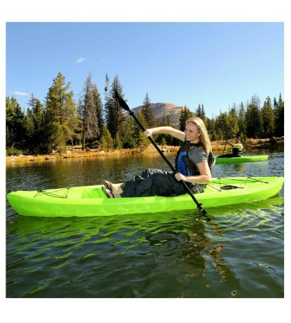 ‼️Lifetime Tioga 120” Kayak, 2 Pack Lime Green With 2 Paddles Sit On Top‼️
