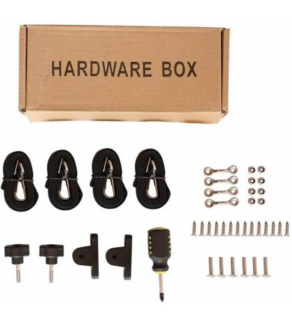 VINGLI 4 Bow Bimini Top Boat Cover Sun Shade Boat Canopy Waterproof 1 Inch 54