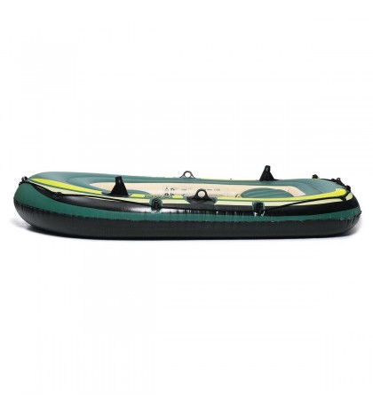243*113cm 3 People Inflatable Fishing Rowing Boat Raft Canoe Kayak Dinghy Air