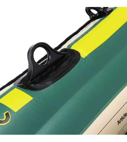 243*113cm 3 People Inflatable Fishing Rowing Boat Raft Canoe Kayak Dinghy Air