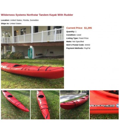 HUGE Wilderness Systems Expedition Tandem Sea Kayak