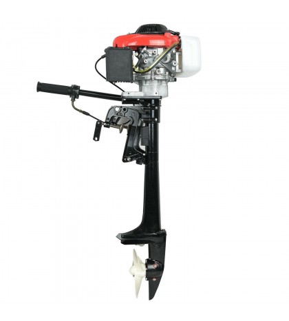 4 Stroke 4 HP Heavy Duty Outboard Motor 57CC Boat Engine With Air Cooling System