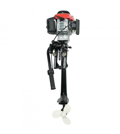 4 Stroke 4 HP Heavy Duty Outboard Motor 57CC Boat Engine With Air Cooling System