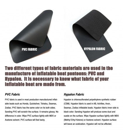 Seamax Professional 2 Part Glue Repair Kit for PVC or Hypalon Inflatable Boats