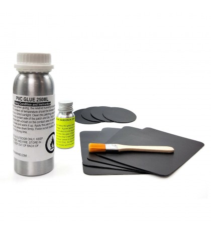 Seamax Professional 2 Part Glue Repair Kit for PVC or Hypalon Inflatable Boats