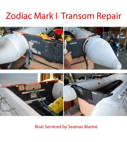 Seamax Professional 2 Part Glue Repair Kit for PVC or Hypalon Inflatable Boats