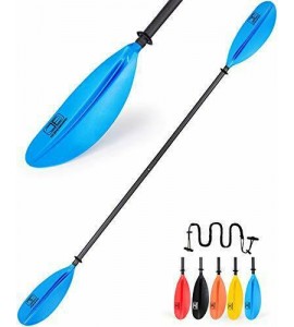 Kayak Paddle 230CM/90.5 Inches Premium Carbon Shaft Kayaking Boating Oar with P Kayak Paddle 230CM/90.5 Inches Premium Carbon Shaft Kayaking Boating Oar with P