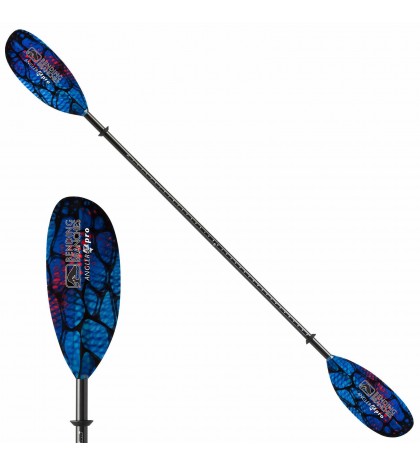 Bending Branches Angler Pro Fiberglass Straight Shaft Kayak Paddle