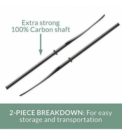 Angler Ace Plus Telescoping Kayak Paddle One Size Black