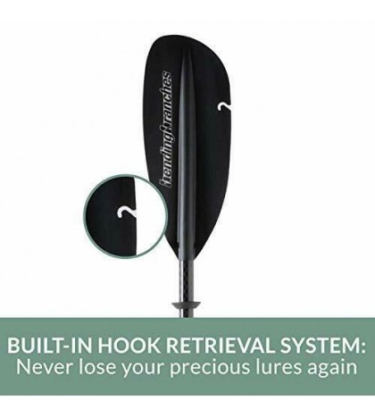 Angler Ace Plus Telescoping Kayak Paddle One Size Black