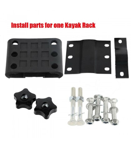 8 Pairs Kayak Carrier Boat Ski Surf Snowboard Roof Mount Car Cross J-Bar Rack