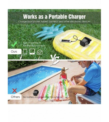 Intex 68325EP Excursion 5 Person Boat Set With Electric Portable Air Pump