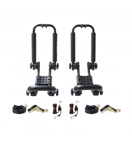 Folding Kayak Carrier Rack Canoe Boat Surf Ski Top Roof Mount Car Truck SUV