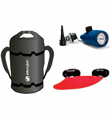 Sevylor Inflatable Alameda Kayak 3 Seats Canoe Boat Touring Kayak Set