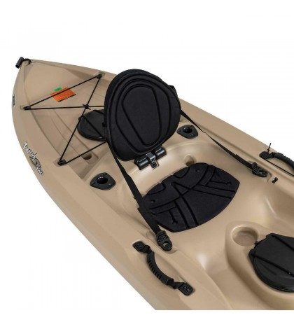 10ft Tamarack Angler Kayak Sit On Top Fishing Paddle Tan Beige