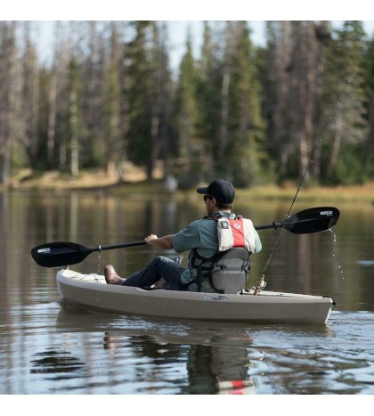 10ft Tamarack Angler Kayak Sit On Top Fishing Paddle Tan Beige