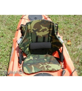 FISH COMFY HIGH BACK ELITE KAYAK SEAT - CAMO