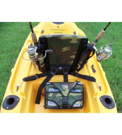 FISH COMFY HIGH BACK ELITE KAYAK SEAT - CAMO