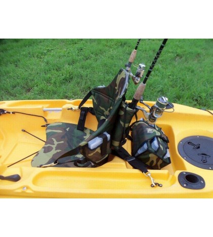 FISH COMFY HIGH BACK ELITE KAYAK SEAT - CAMO