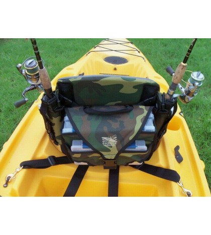 FISH COMFY HIGH BACK ELITE KAYAK SEAT - CAMO