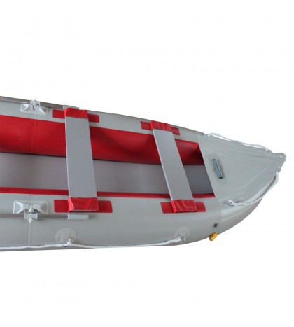 BRIS 14.1Ft Inflatable Kayak Fishing Tender Inflatable Pontoon Boat Canoe