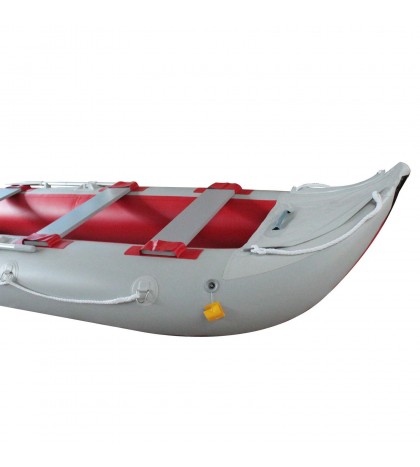 BRIS 14.1Ft Inflatable Kayak Fishing Tender Inflatable Pontoon Boat Canoe